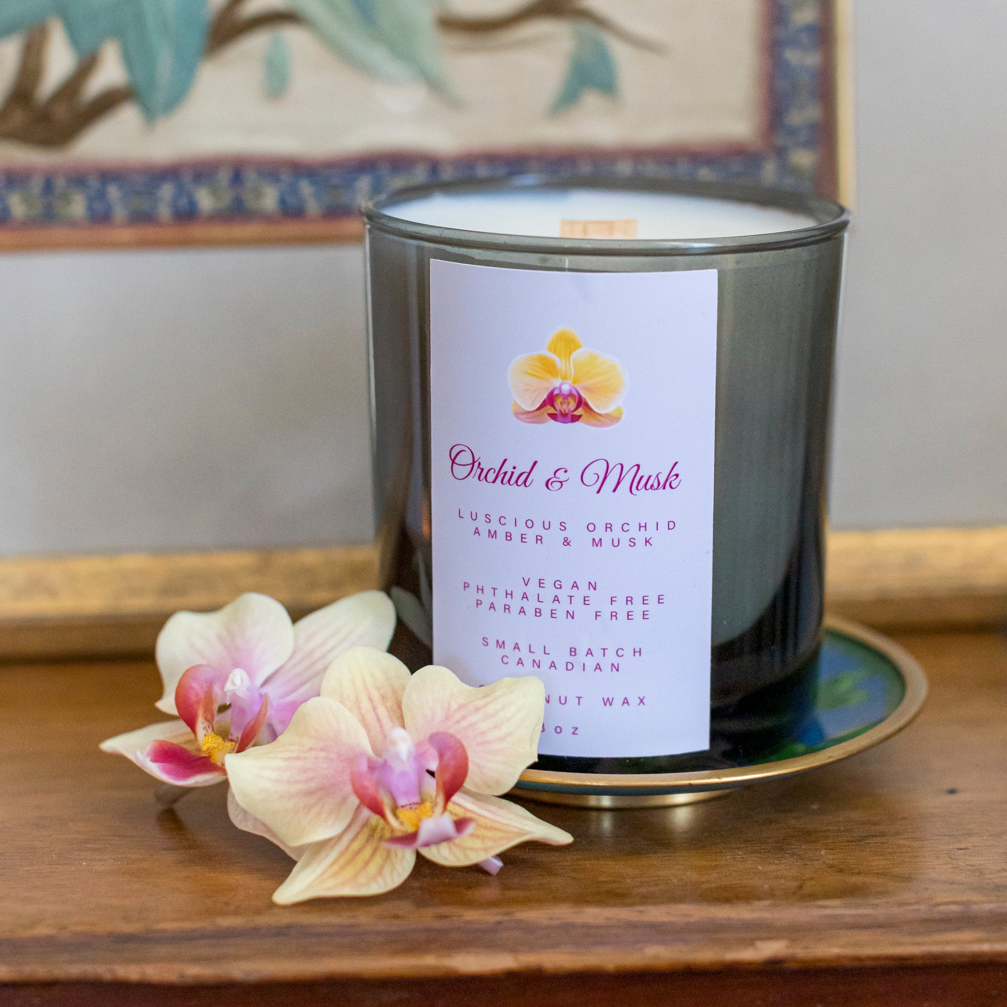 Orchid and Musk Luxury Candle