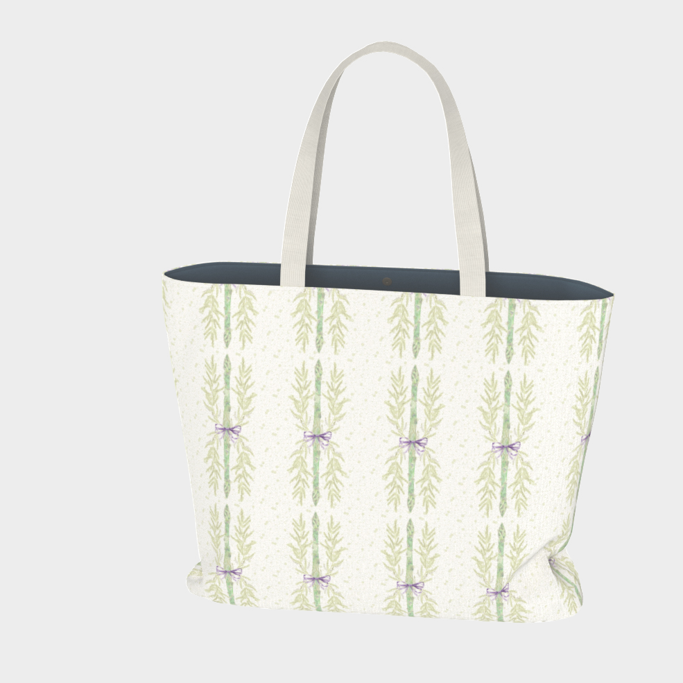 Large Asparagus Tote