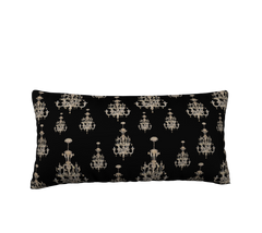 MURANO Chandelier print  GOLD/BLACK