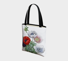 Vintage Botanical Anemone Tote