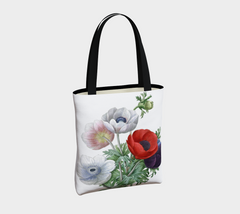 Vintage Botanical Anemone Tote