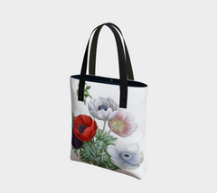 Vintage Botanical Anemone Tote